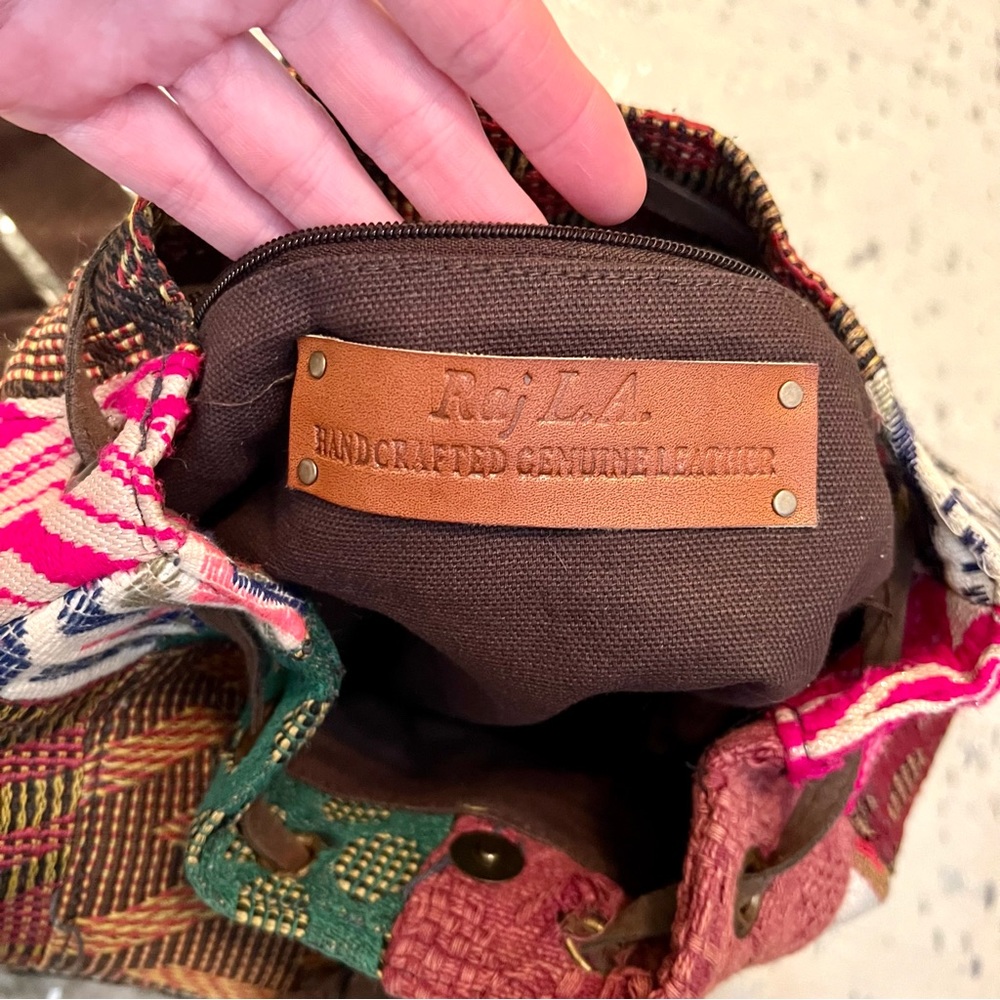 Anthro x RAJ Patchwork Leather Backpack - Picture 8 of 16